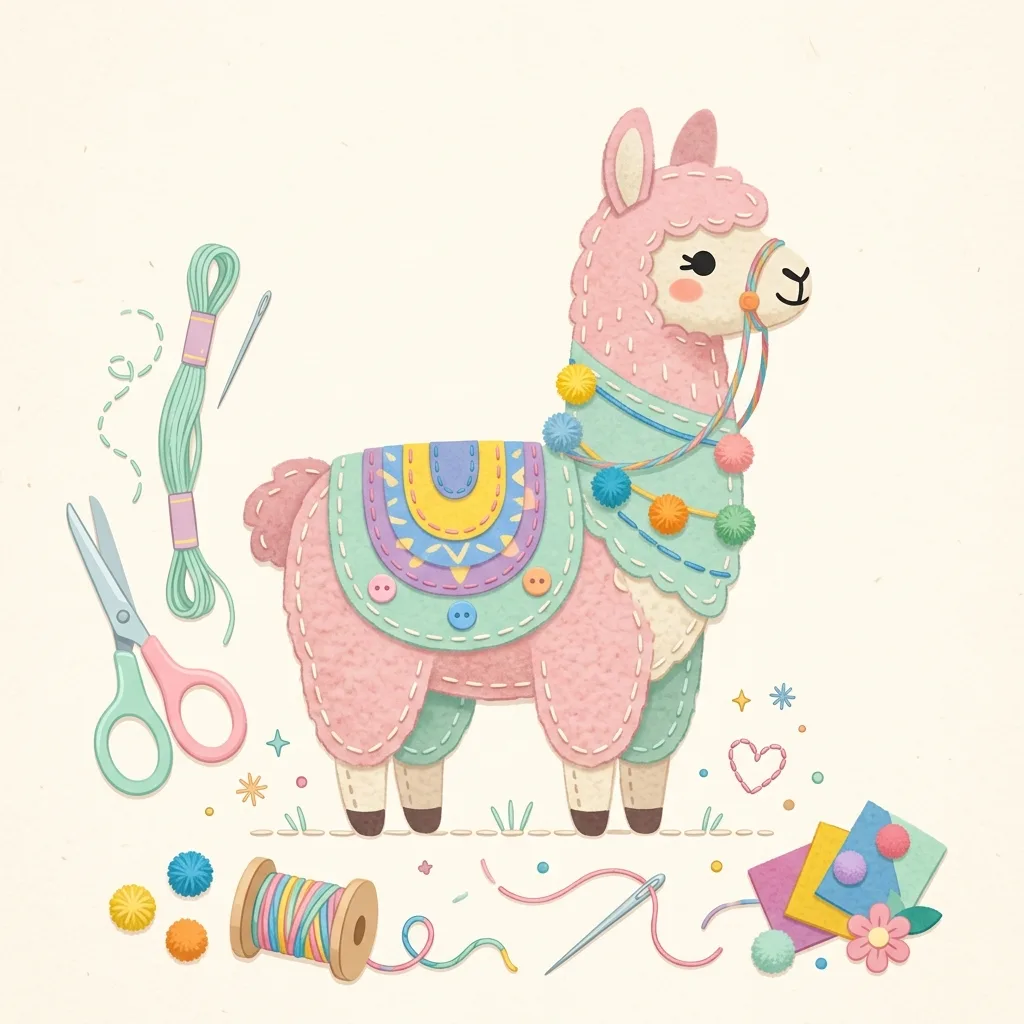 Manualidades con llamas paso a paso