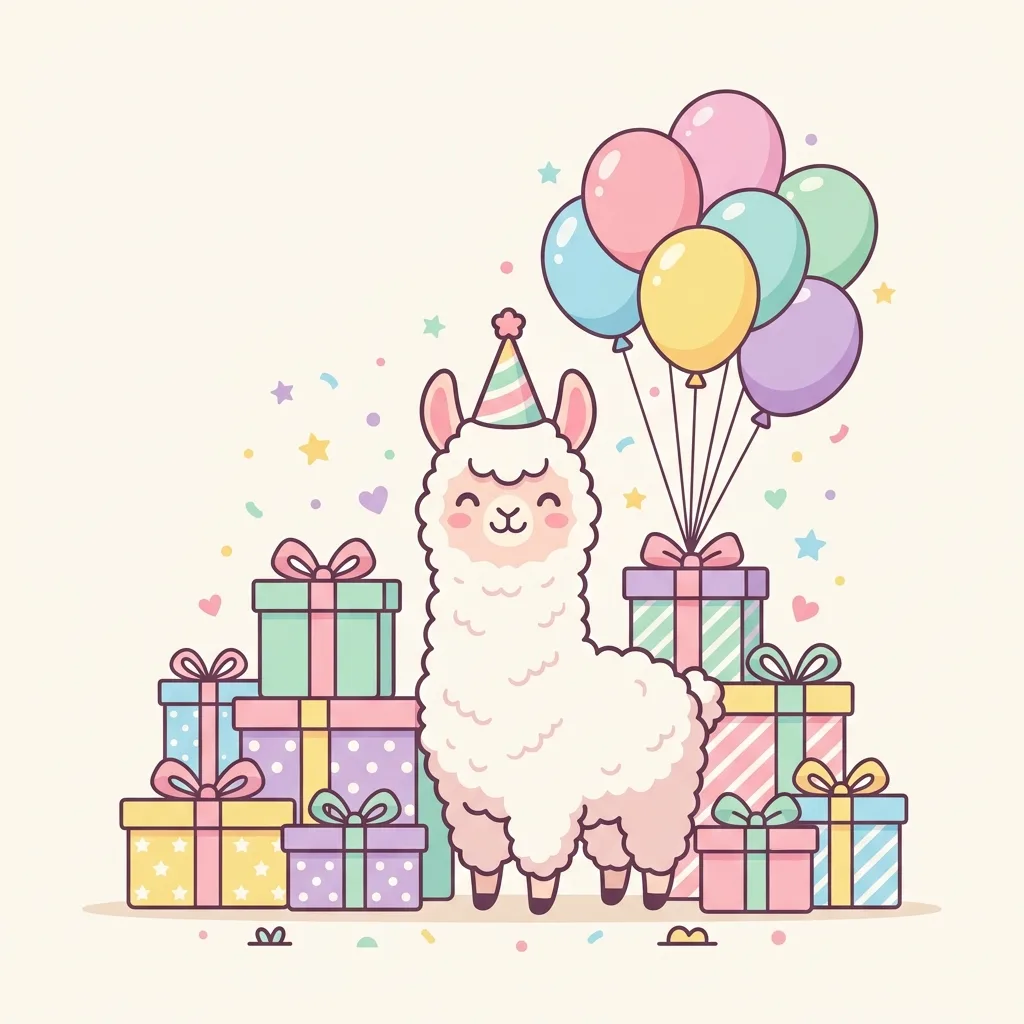 Regalos con llamas para cumpleaños y fiestas